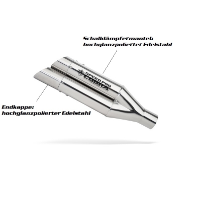 Auspuff Cobra Hypershots XL Honda CB 500 F (Cobra automatisch deaktiviert)