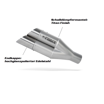 Auspuff Cobra Hypershots XL Honda CB 500 F (Cobra automatisch deaktiviert)