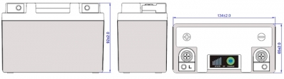 Intact Lithium Battery Kawasaki Versys-X 300