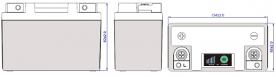 Intakt litiumbatteri MV F4 1000 /RR