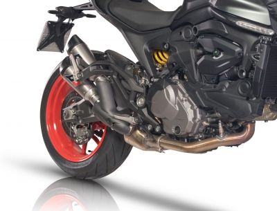 Auspuff QD Twin Titan Gunshot Ducati Monster 937