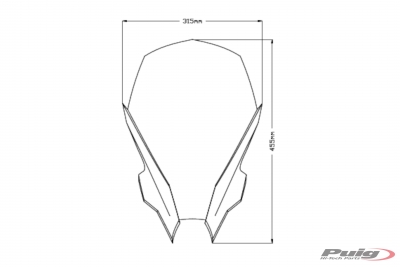 Puig parabrisas turismo Yamaha MT-09