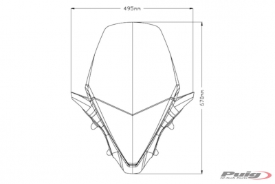 Puig parabrisas scooter V-Tech Touring Honda PCX 125