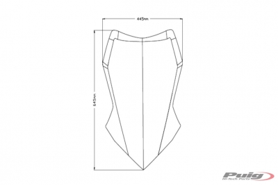 Puig Tourenscheibe Yamaha Tracer 9