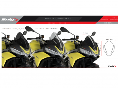 Puig sportscherm Aprilia Tuono 660