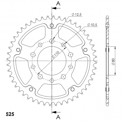 Supersprox Stealth sprocket Triumph America