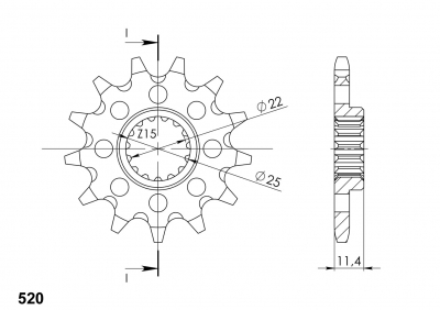 Supersprox sprocket KTM Duke 690