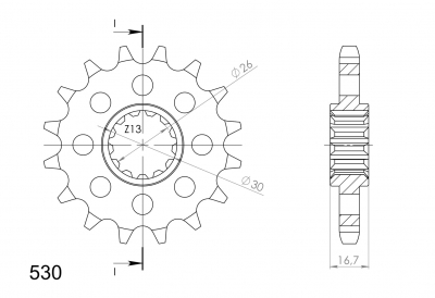 Supersprox sprocket Honda CB 1000 R