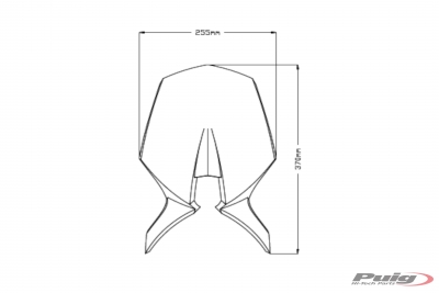 Puig sports screen Ducati Monster 937