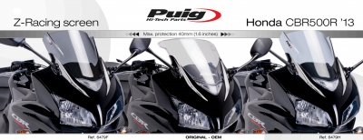 Puig Racingscheibe Honda CBR 500 R