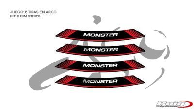 Puig rim bed sticker Monster