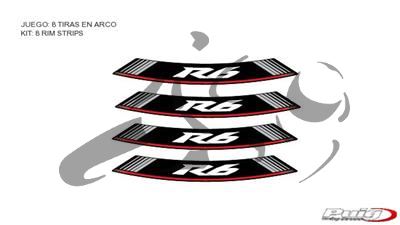 Puig rim bed sticker R6