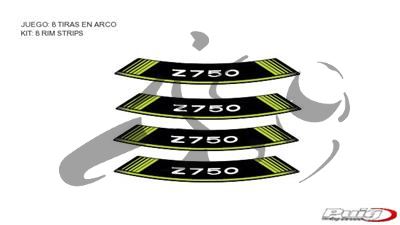 Puig autocollant de fond de jante Z750