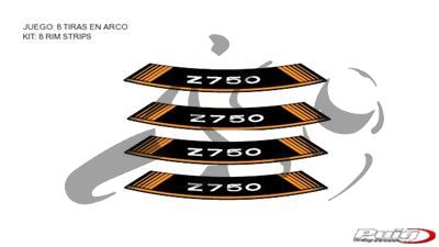 Puig autocollant de fond de jante Z750