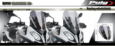 Puig Racing Voorruit BMW S 1000 XR