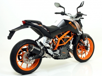 chappement Arrow Thunder KTM Duke 390 carbone