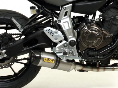 Avgasrr Arrow Thunder Underseat Komplett system Yamaha MT-07