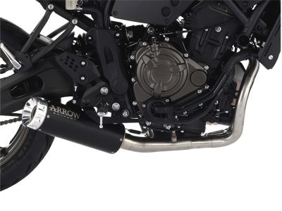 Uitlaat Arrow Rebel compleet systeem Yamaha XSR 700