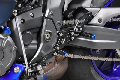 Sistema poggiapiedi Bonamici Racing Yamaha R6