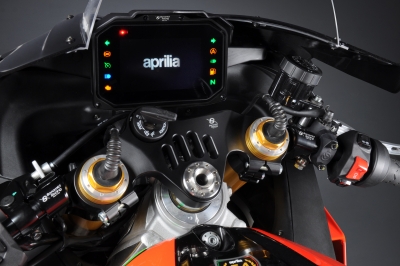 Bonamici muestra la proteccin de la Aprilia RSV 4