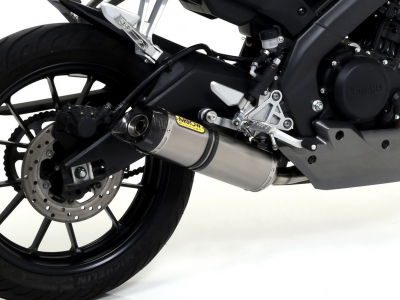 Auspuff Arrow Thunder Komplettanlage Carbon Yamaha MT-125