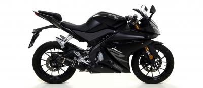 Avgas Arrow Thunder komplett system i kolfiber Yamaha YZF R125