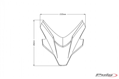 Puig Sport vindruta Plus Yamaha MT-07