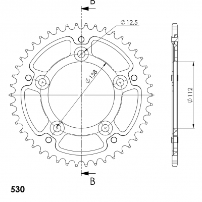 Supersprox Stealth sprocket Honda CBR 900 RR