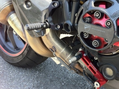 Ducabike footrest system Ducati Streetfighter 1098
