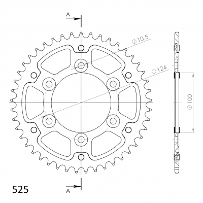 Supersprox Stealth couronne dente Ducati Sport 1000