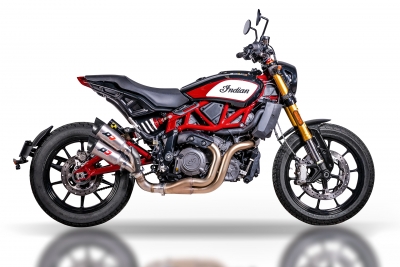 Auspuff QD Twin Titan Gunshot Indian FTR 1200 S