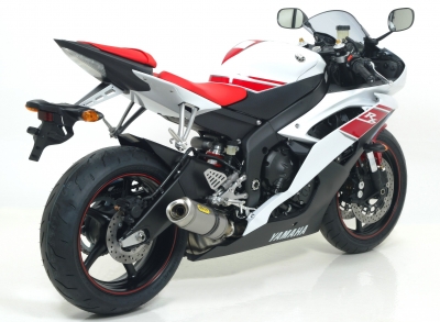 chappement Arrow Thunder Yamaha YZF R6 acier inoxydable