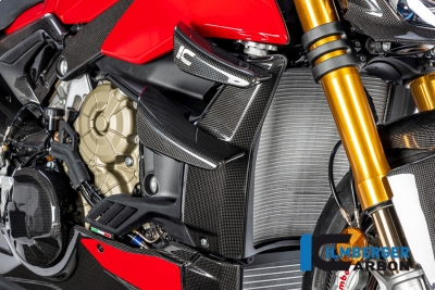 Carbon Ilmberger waterkoeler afdekset Ducati Streetfighter V4