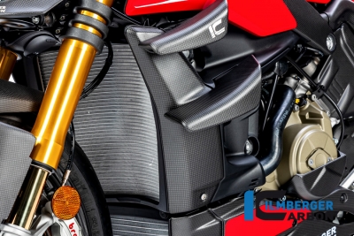 Juego tapa radiador agua carbono Ilmberger Ducati Streetfighter V4