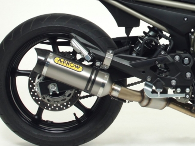 Sistema di scarico completo Arrow Thunder Yamaha XJ6 Carbon