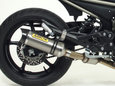 Avgasrr Arrow Thunder Komplett system Yamaha XJ6 Carbon