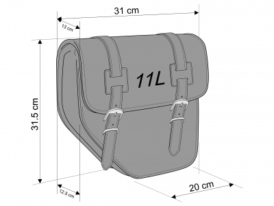 Custom Acces Satteltaschen Ibiza Triumph Bonneville Speedmaster