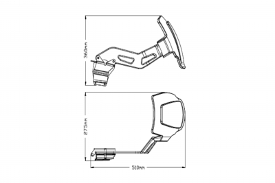 Puig Hinterradabdeckung Einarmschwinge BMW F 850 GS