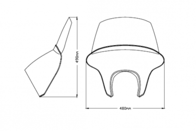 Custom Acces Frontverkleidung SML lang BMW R18