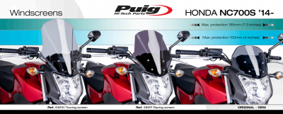 Puig Racing Skiva Honda NC 700 S