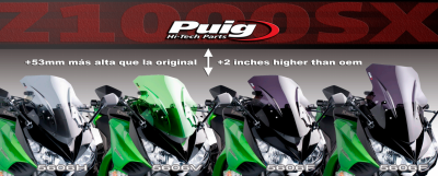 Puig Racing Vindruta Kawasaki Z1000 SX