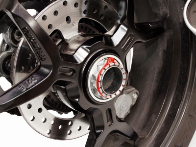 Abrazadera de seguridad Ducabike para tuerca de rueda trasera Ducati Panigale 899