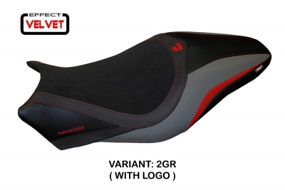 Tappezzeria seat cover Velvet Ducati Monster 821