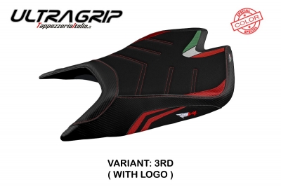 Tappezzeria seat cover Ultragrip Tricolor Aprilia RSV4 1100