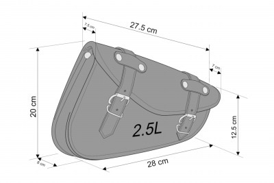 Custom Acces Sac de selle Honda CMX 500 Rebel