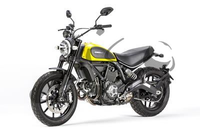 Ilmberger framhjulsskydd i kolfiber Ducati Scrambler Icon