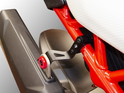 Ducabike support de pot d?chappement rouge Ducati Multistrada V4