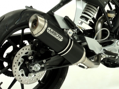 Scarico Arrow Thunder KTM Duke 200 in acciaio inox