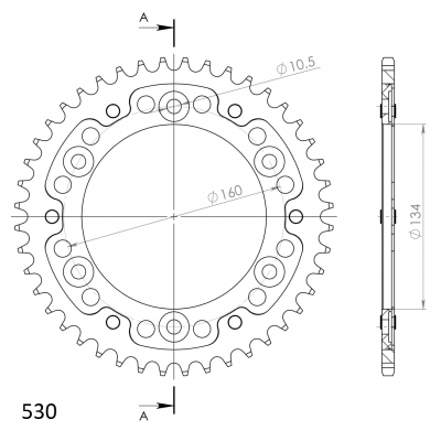 Pin Supersprox Stealth Honda CBR 900 RR