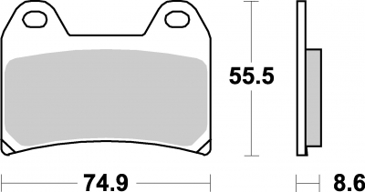 Plaquettes de frein AP Racing SFP BMW R NineT Pure